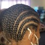 Wig  braid down