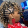 Wig  braid down