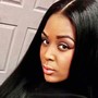 Full -sew in with leave out  comes  with cleansing scalp