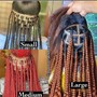 Marley/kinky/Havana twists medium midback