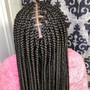 Marley/kinky/Havana twists medium midback