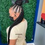 Kid's Braids with added hair