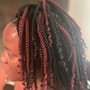 Large Natural Hair Box Braids