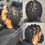 Loc retwist + shampoo/ conditioning/ dry time for long hair