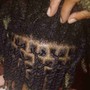 Invisible Locs on Natural Hair