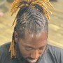 Adult Starter locs long hair