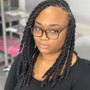 Natural Twists long hair and style