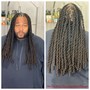 Adult Starter locs long hair