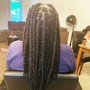 Half up half down Curly Crochet Braids