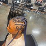 Medium Fulani braids