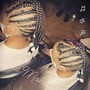 Natural kids large Box Braids