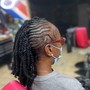 Medium loc Retwist ( Half-head )