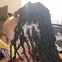 Faux loc Extensions (shave sides)