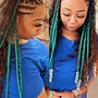 Boho box braid  Bob