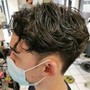 Regular men Perm, Men's Cut