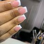 Pedicure - French Tip w Regular Polish