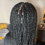 Human hair braids