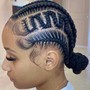 Kid's Braids updo