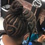 Men 3 strand Box Braids or plaits (partial head)