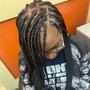 Single Braids on Natural Hair