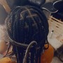 Fulani/ tribal with knotless in back