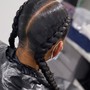 4) Stitch Braids (No Hair Added