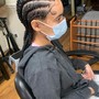 Braid down wig install