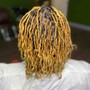 Loc retwist with/Loc Style including weave