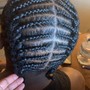 medium size box braids