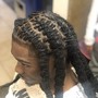 Micro loc installment with hair added