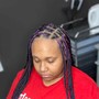 Knotless/box braid touch up