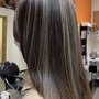 Root Touch Up and Highlights (With Treatment)