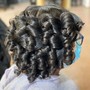 Virgin Relaxer cut and curl