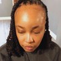 Hot Oil Treatment and scalp massage