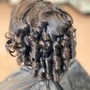 Virgin Relaxer cut and curl