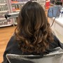 Blowout/Blowdry style (no flat iron included)