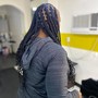 Twists, Individual Braids w/ Natural Hair