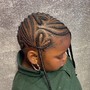 Boys Braids w/ Haircut