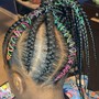 Kid's Braids (2 braids) up to age 12