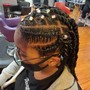 Flat Twists updo