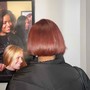 Microlinks Extensions with weft hair