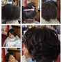 Relaxer Retouch + styling