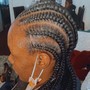 French curl braiding hair