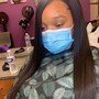 Take out and reinstall sew in w/closure