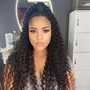 Sold not in stock 28” Italian curly 13x6 wig w/ install