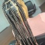 MediumBohemian Knotless Braids, Clarifying wash