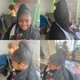 Silk Press Package (Steam Treatment, Deep Con'd, Trim)