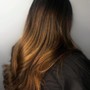 Balayage on extensions