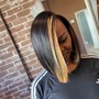 Closure and Braidless sew in tightened for half head