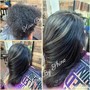 Natural Hair Silk Press